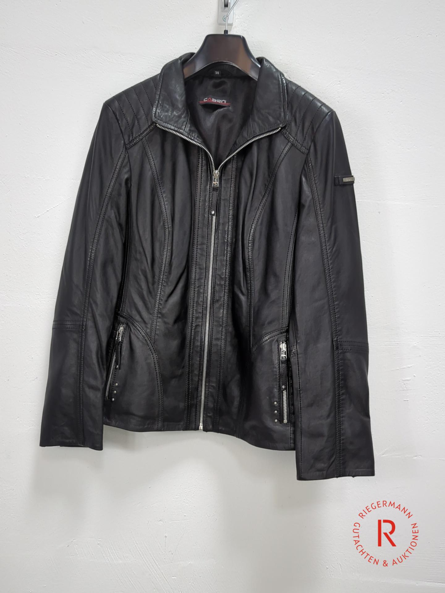 DAMEN LEDERJACKE GRÖSSE 38
